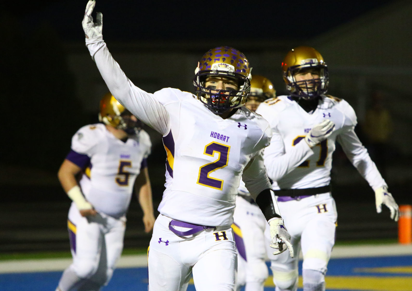 4A football semistate: Hobart vs. East Noble